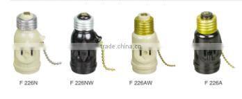 black e27 metal bakelite flexible gooseneck screw shell lampholder with switch