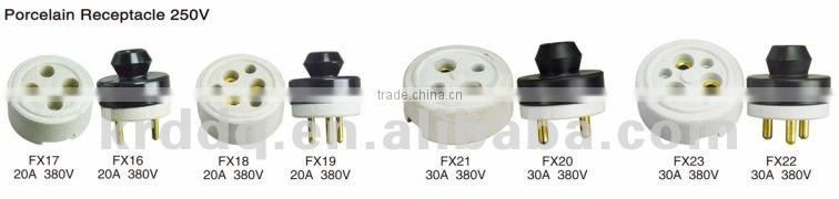 porcelain socket & plug FX21