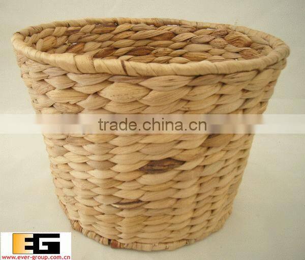 square water hyacinth with cotton storage baskets/tray