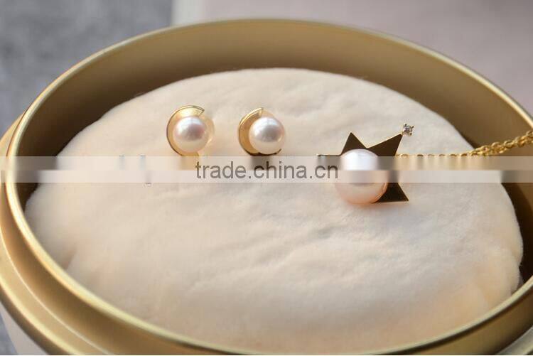 11-12mm freshwater pearl necklace and earring sets