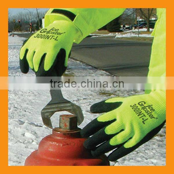 Extra Warm Double Layer Industrial Foam Nitrile Winter Working Gloves