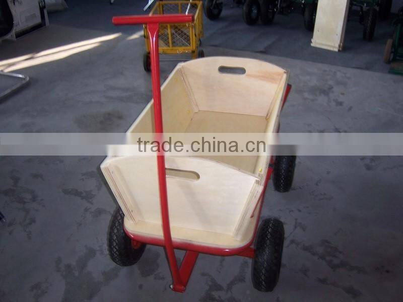 garden cart TC1812 Wooden hand Tool cart for kids