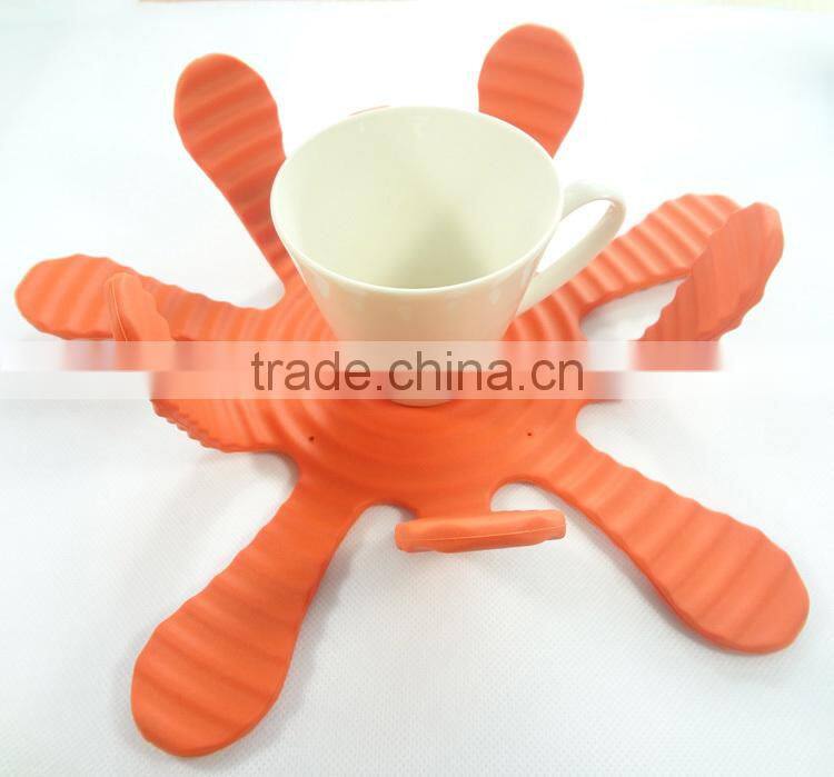 Hight quality Changable silicone metal cup mat,pads for food vegetable