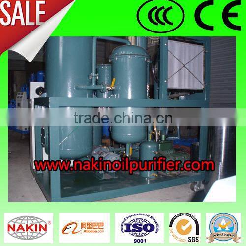 Vacuum Lubricant Oil Filtering Plant with Large Capacity for Holding Particles
