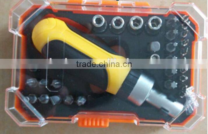 Promotional gift hand tools set 32pcs Screwdriver bits set