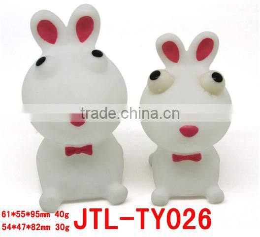 Promotional Plastic Rubber Pop-eye Animal Toys/Cat Toys