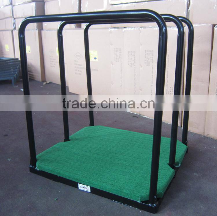 800kg heavy duty industrial platform pulling carpet tray dolly cart