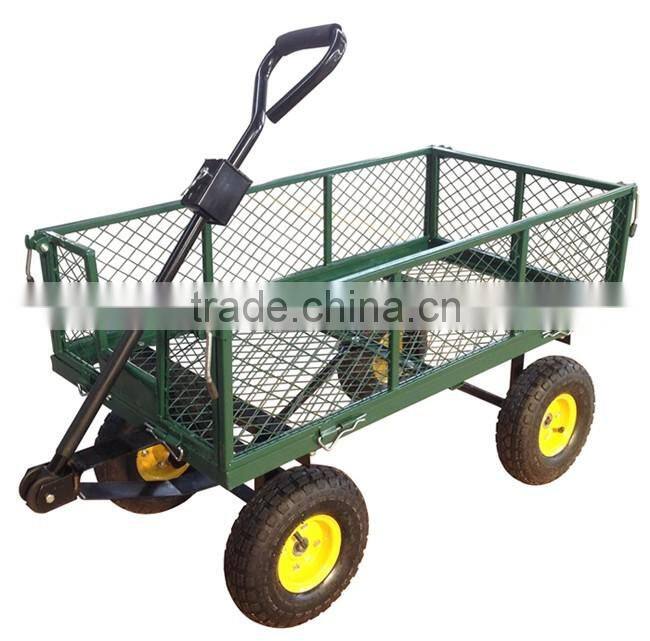 150kg platform hand truck ,plastic warehouse dolly cart