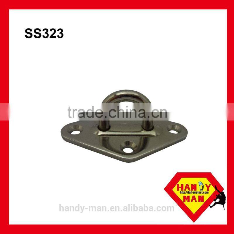 Marine Deck Hardware Stainless Steel Small Diamond Type Eye Plate