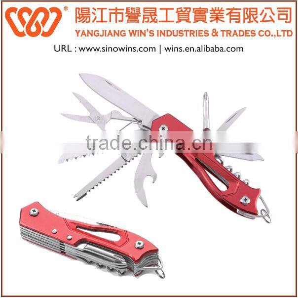 Stainless steel multi-function pocket knife