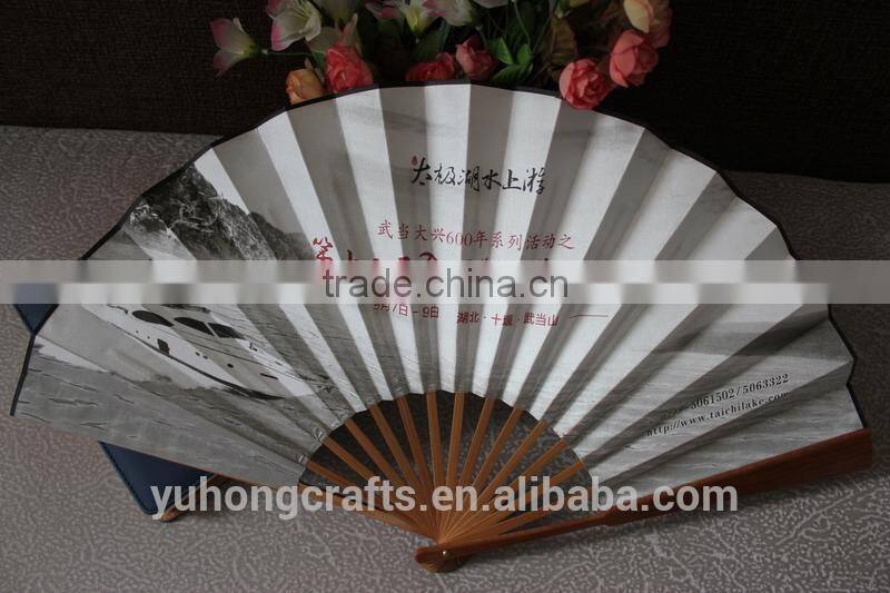 bamboo silk fan for gentleman