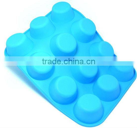 Best quality christmas items silicone 4 cup muffin pan