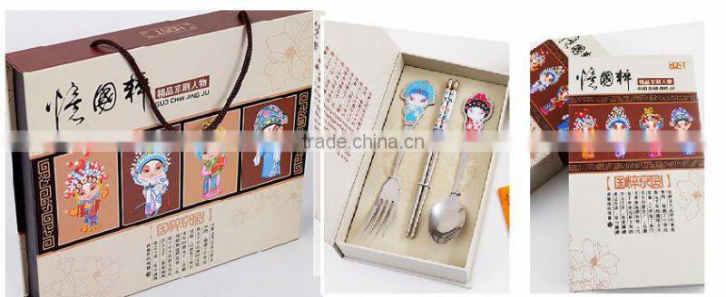2015 new design wedding set chinese style cutlery promotion flatware hot sale