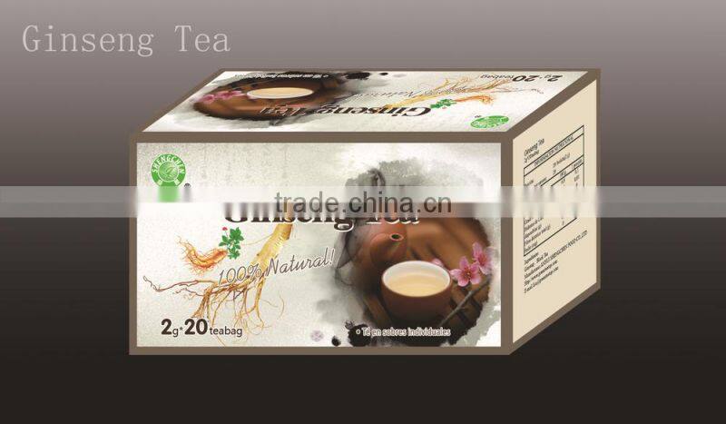 Ginseng Green Teabag, bagged tea, flavor tea, herbal tea