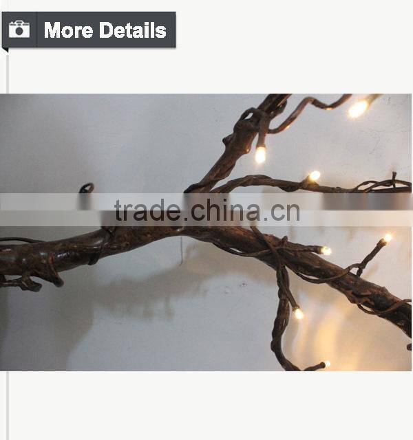 Fake coral dry tree branch with led cell hanging furniture for indoor hall decoration