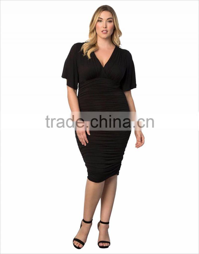 Nice fat size women party dress, oem service, young ladies evening dres s