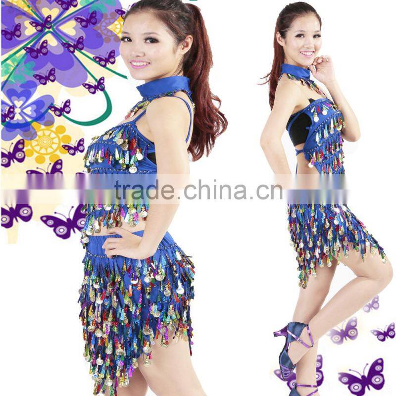 Shine Gold coin Club Sexy Dress Girl or lady summer party club dress