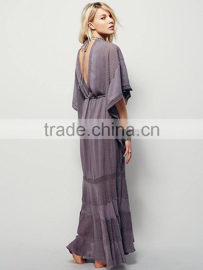 2017 Summer Lace Beach Maxi Kaftan for summer patterns