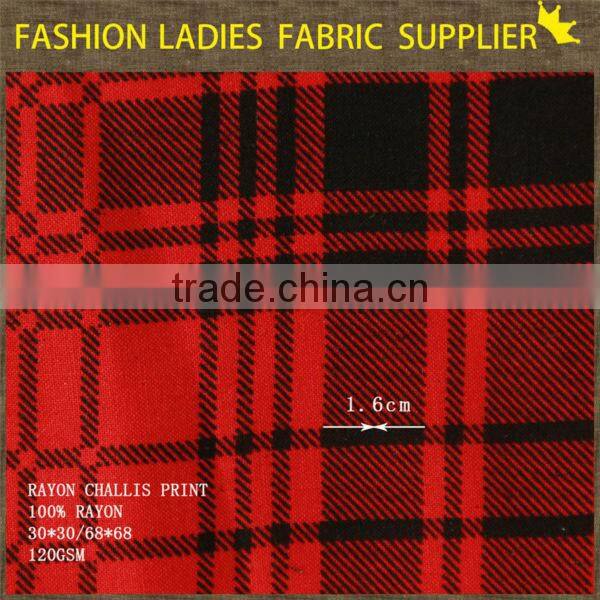 2014 Best Seller Rayon Fabric Suppliers, Printed Rayon Viscose Fabric