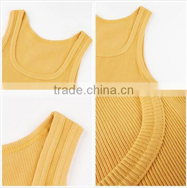 sexy breathable ladies quilted vest in summer, lady cotton tank top