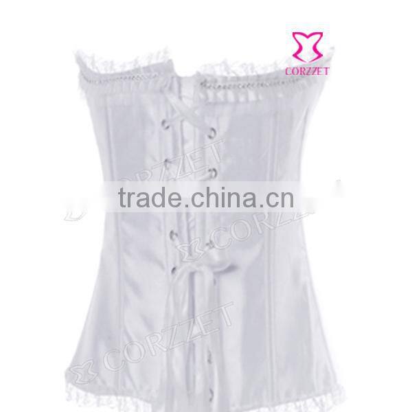 New Arrival White Bridal Corset And Bustiers For Mature Women