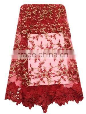 Beaded Bridal Nice Wedding Dress FL1136-1 French Net Laces with Beads