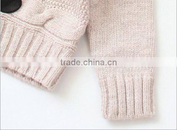 Unisex baby hooded cardigan knitting pattern thick sweater