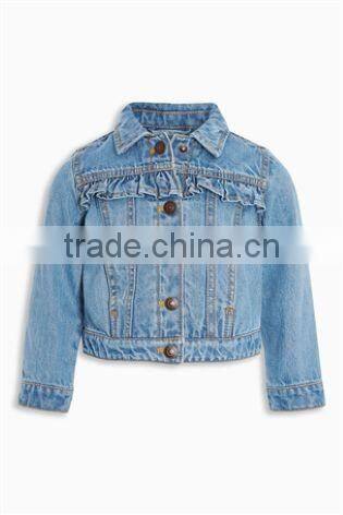 China factory kids denim jacket for girls