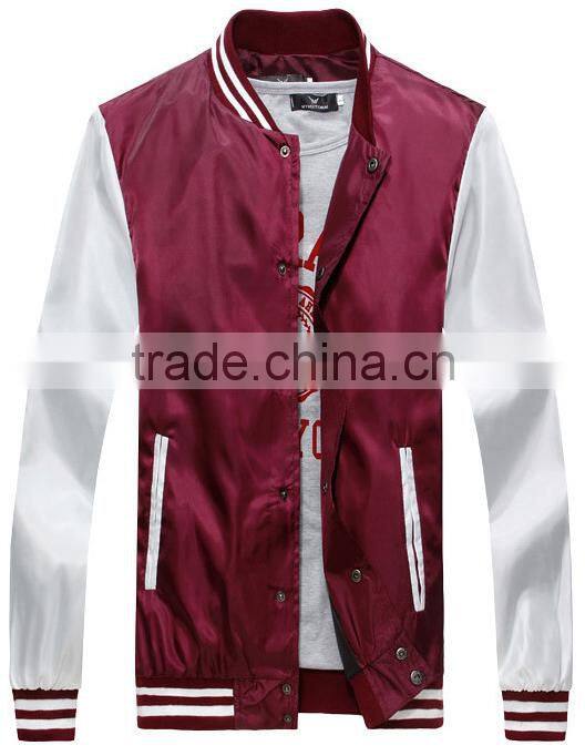 customize high quality fashion sunshine youth varsity jackets, cheap college clothing