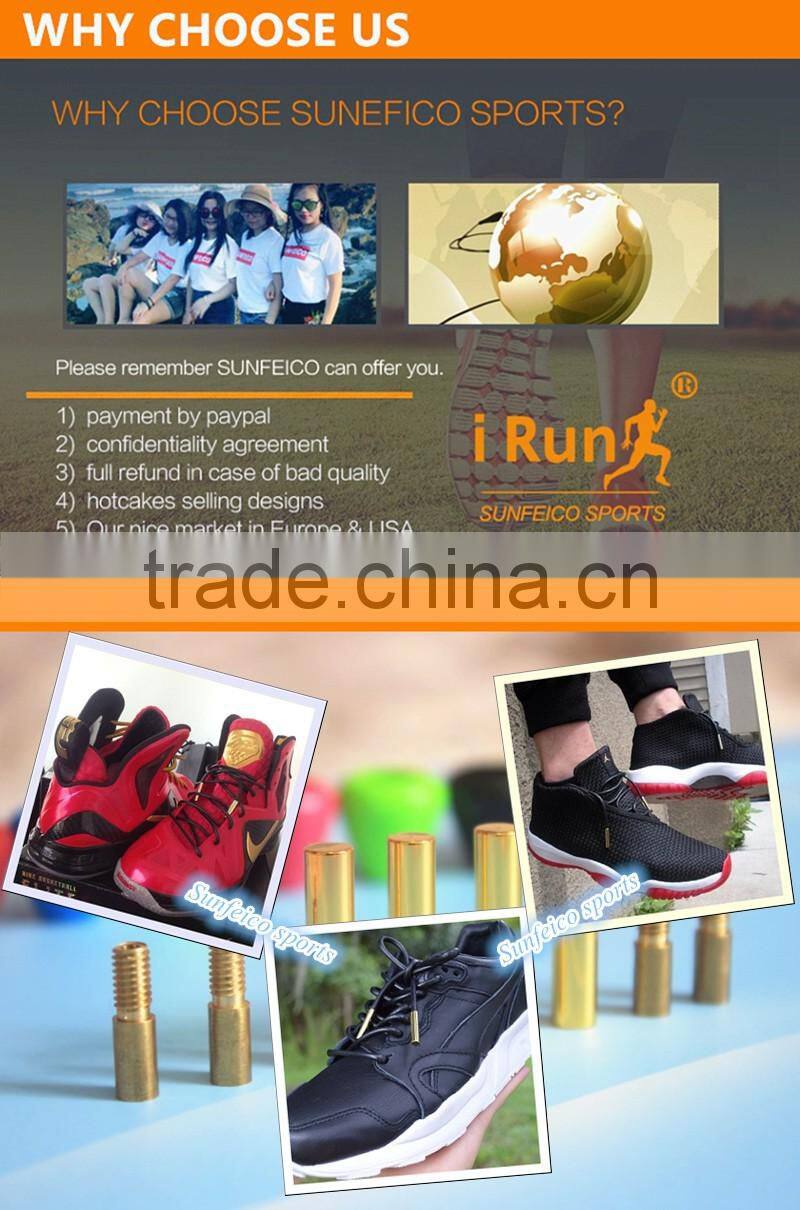 (MOQ:100pcs) Cylindrical Shoelace Aglets - Shoelaces Tips - DIY Shoelace Accessories ( Gold & Silver )- Accept Custom