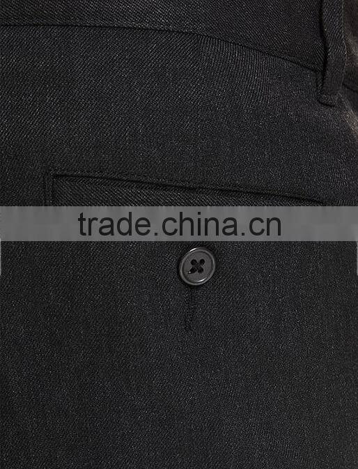 2016 popular latest boys flat front black school uniform pants