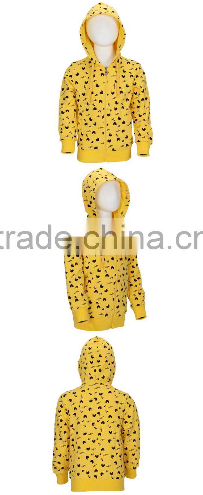 Wholesale Zipper Up Baby Kids Wearing Hoodie Sweatshirt for Boys Girls