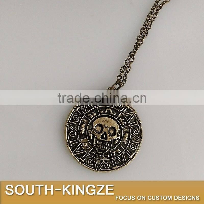 Carribean Film Preparation Pop Bronze Plated Jewelry Pendant