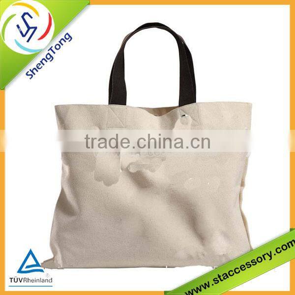 2015 Fashion customized canvas bag wholesale canvas tote bag