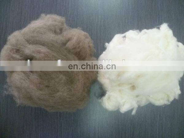 Sharrefun hot sale 100% pure cashmere tops white color 16.0-16.5mic/46mm