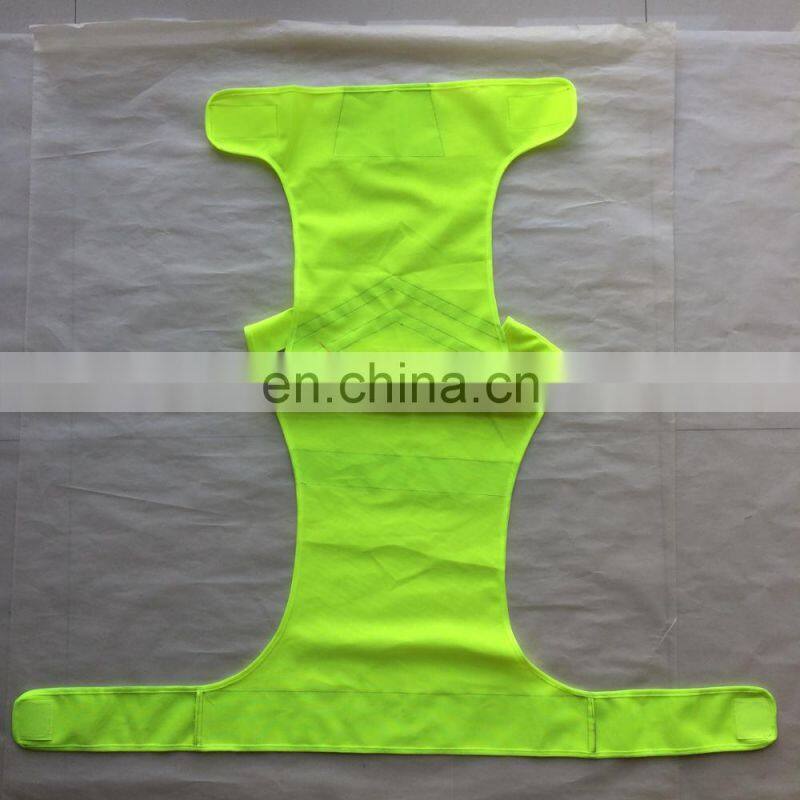 yellow mesh riding reflective runing vest