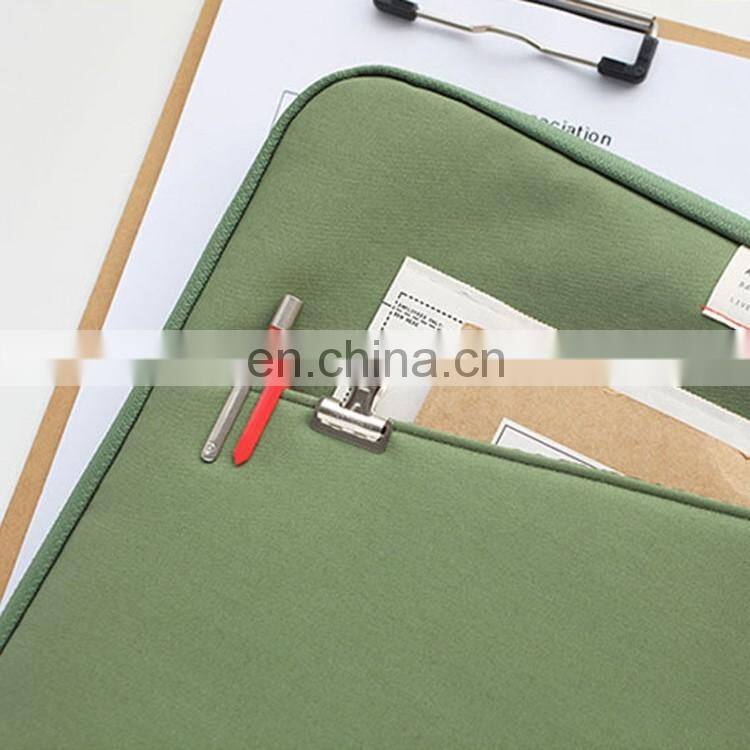 Pocket File Pouch A4 Size Document Holder Ziparound Bag Case handbag