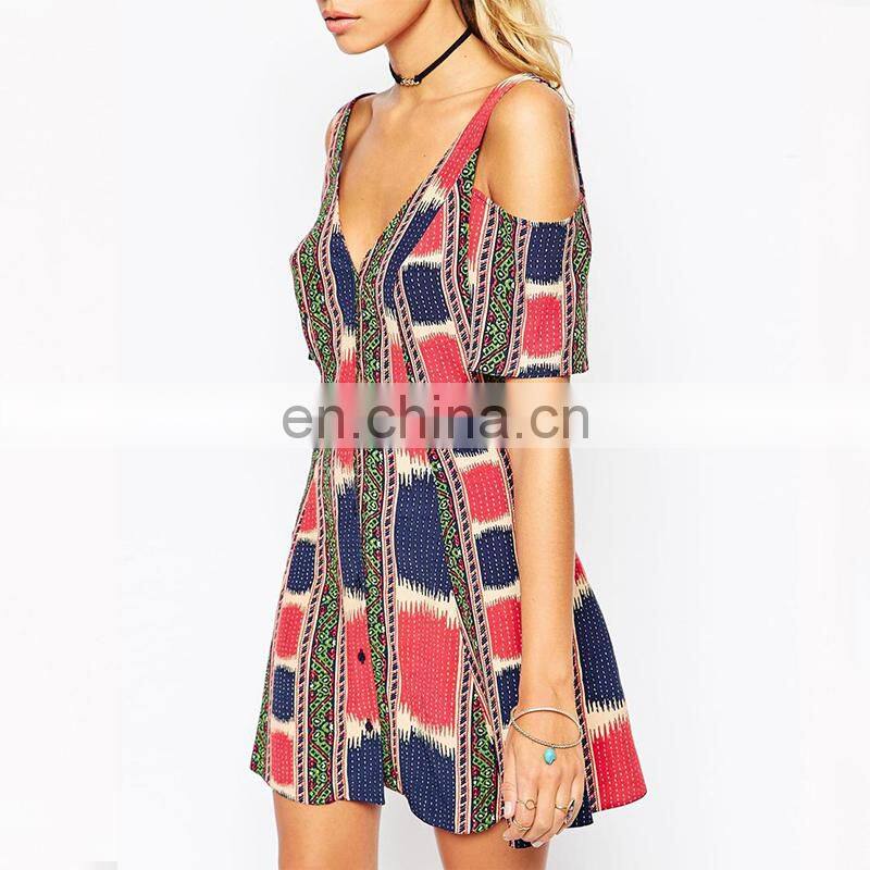 Dongguan factory wholesale women dresses for ladies sexy bodycon striped short dress