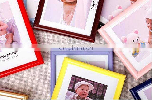 Classic style colorful cheap plastic photo frame wholesale