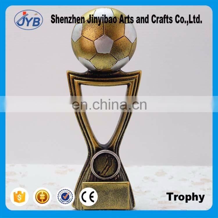 Golden football trophy Resin decoration Wholesale of Arts and crafts Creative trophy