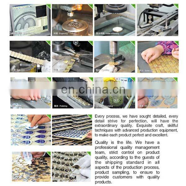 Silver plated zinc alloy promotional medal