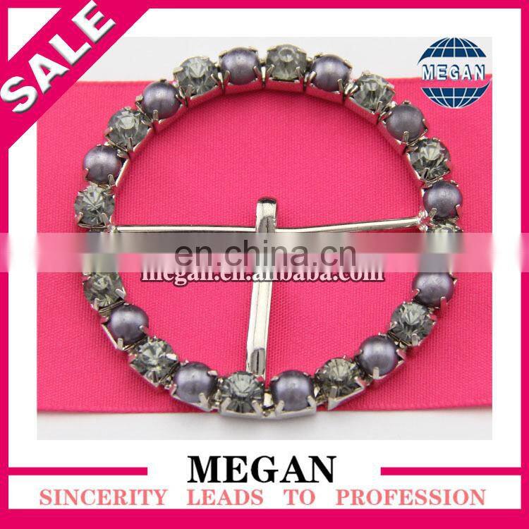 Wedding Decors Diamante Invitations Rhinestone buckle For crystal Slider ribbon