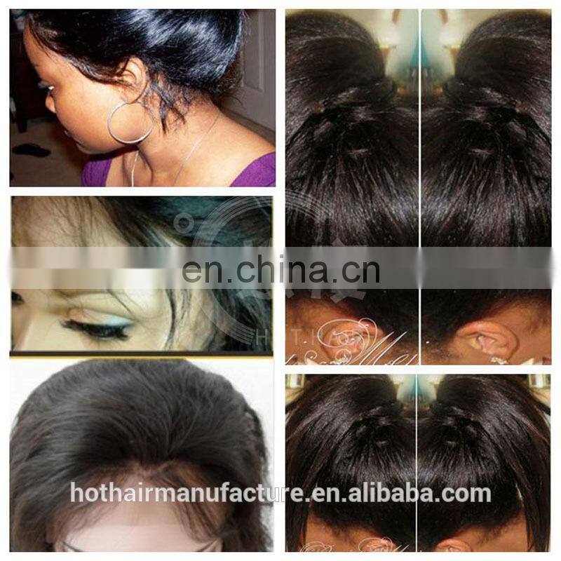 Fashion wig! U-part wigs with 0.5" lace front ,HOT SALES!lace front wig