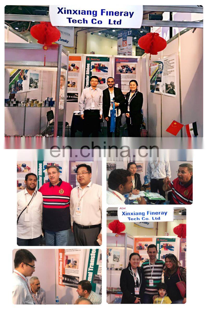 FINERAY brand FC3 type 35mm*100m size heat transfer foil prints/hot thermal foil for expire date printing