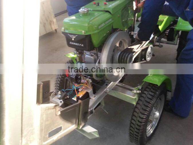 2015 NEW DESIGN with plow and attractive price farm machinery mini tractor 12 hp