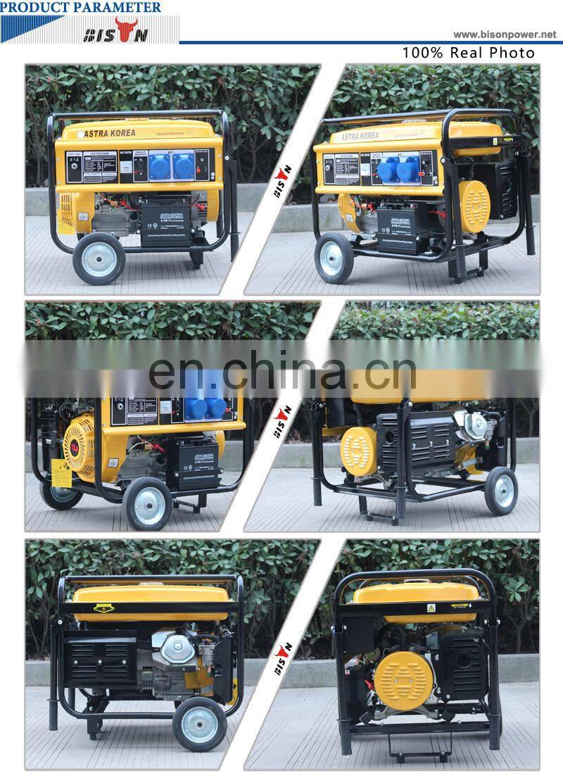 Chinese Manufacturer 7.5kva Gasoline Generators 100% Copper Wire Electric Petrol Generator 192F