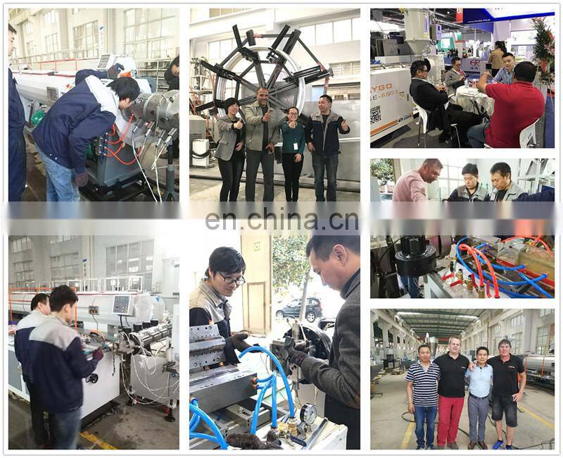 PVC transparent electric conduit pipe making machine production line