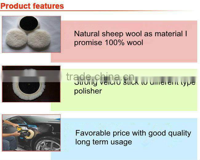 7'' genuine Wool polishing pad