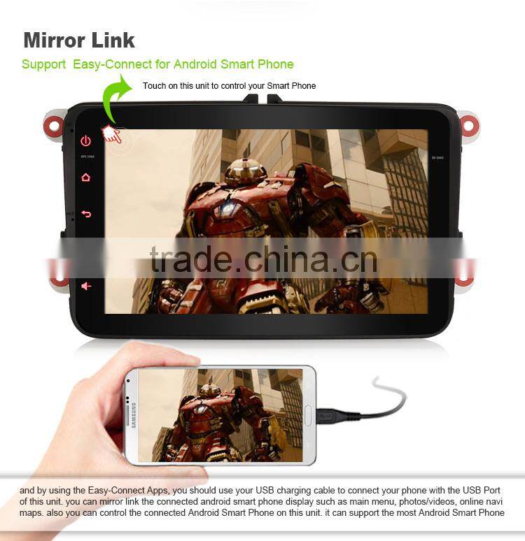 Erisin ES2802V 8" Jetta Tiguan Car Media System with GPS 3G WiFi