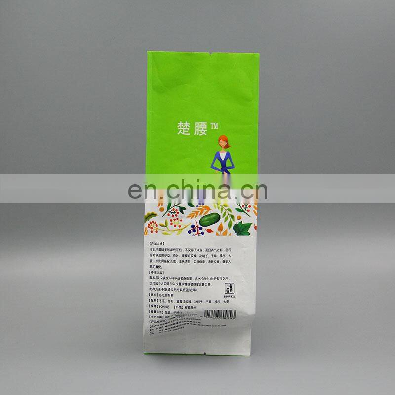 Compostable Eco Friendly Standing Pouch Smell Proof Organic Durable Empty Tea Bag